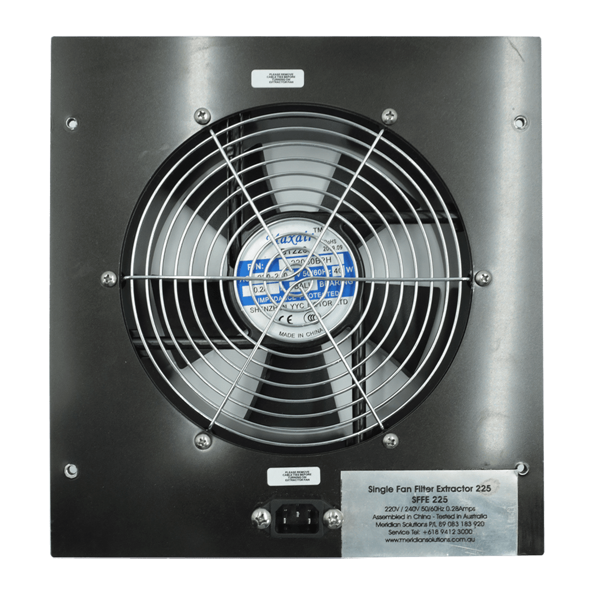 Single Extractor Fans Filters V23 TechnoTan Spray on Tan