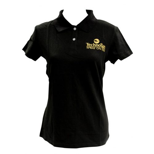 Ladies TechnoTan Polo Shirt - Black
