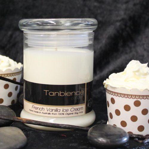 French Vanilla Ice Cream — Round Jar Candle