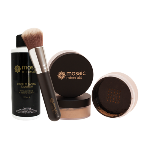 Warm Spice Foundation, Bronzer and Brush Pack
