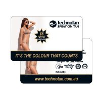 TechnoTan personalised Discount Card — Style C