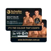 TechnoTan personalised Discount Card — Style E