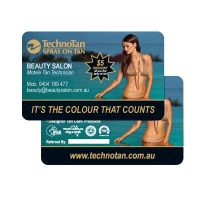 TechnoTan personalised Discount Card — Style F