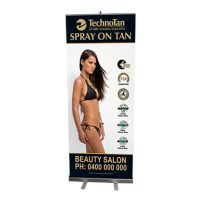 Complete TechnoTan Personalised Roll Up Banner — Style B