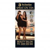 TechnoTan Personalised Roll Up Banner Insert — Style A