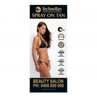 TechnoTan Personalised Roll Up Banner Insert — Style B