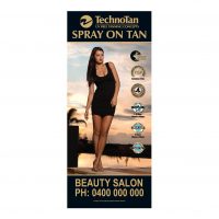 TechnoTan Personalised Roll Up Banner Insert — Style D