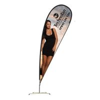 Complete TechnoTan Small Tear Drop Banner — Non personalised — Style B