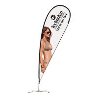 Complete Large Tear Drop Banner  — Non personalised — Style C