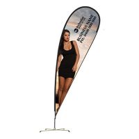 Complete Personalised Small TechnoTan Tear Drop Banner — Style B