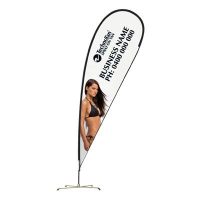 Complete Personalised Small TechnoTan Tear Drop Banner — Style D