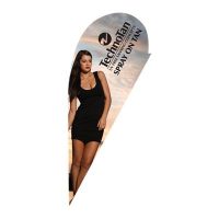 TechnoTan Large Tear Drop Banner Insert  — Non personalised — Style B
