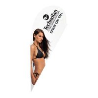 TechnoTan Large Tear Drop Banner Insert  — Non personalised — Style D