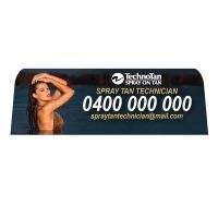 TechnoTan Personalised One Way Vision Car Sign — Option A